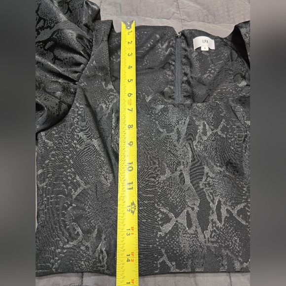 🤩Host Pick❤️LPA Black Danuta Crop Top Women's Size Small - Picture 11 of 12